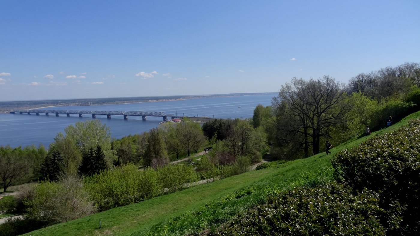 Ульяновск Фото Моста Через Волгу